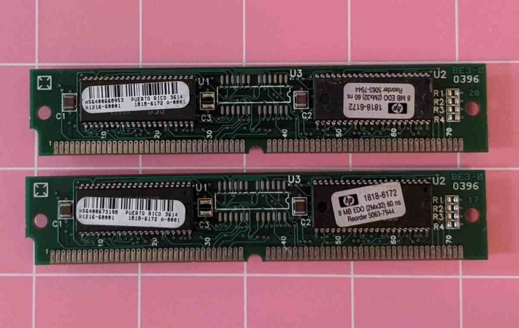 BOARD,MEM MOD,8MB,EDO