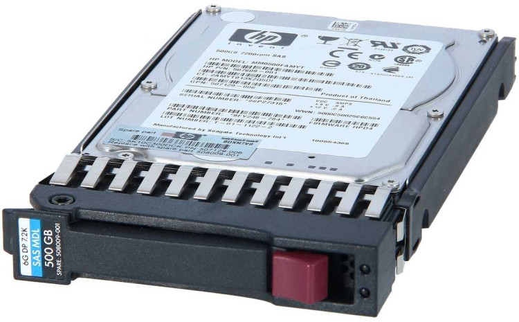 HP 500GB 7.2K SAS 6G 2.5" MDL HARD DRIVE  MM0500FAMYT