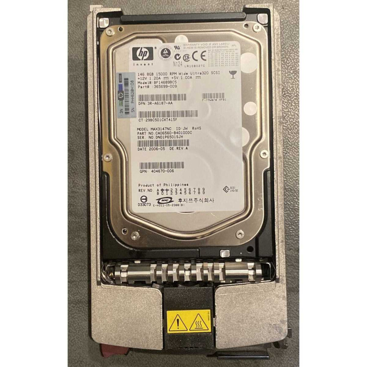 HP 146GB ULTRA320 15K HARD DRIVE NEW BULK BF14689BC5
