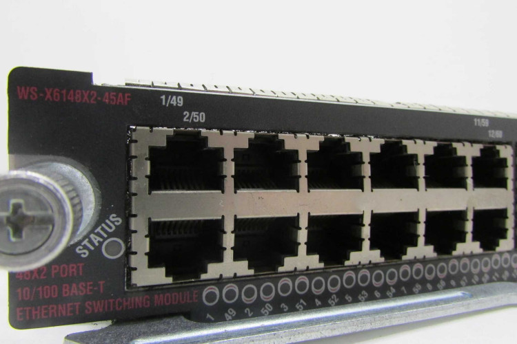 CAT6500 PoE 802.3AF 10/100, 96 PORT (RJ-45) LINE CARD