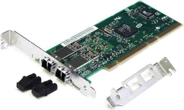 F/S RETAIL PWLA8492MF Intel PRO/1000 MF Dual Port Server Adapter LC connector