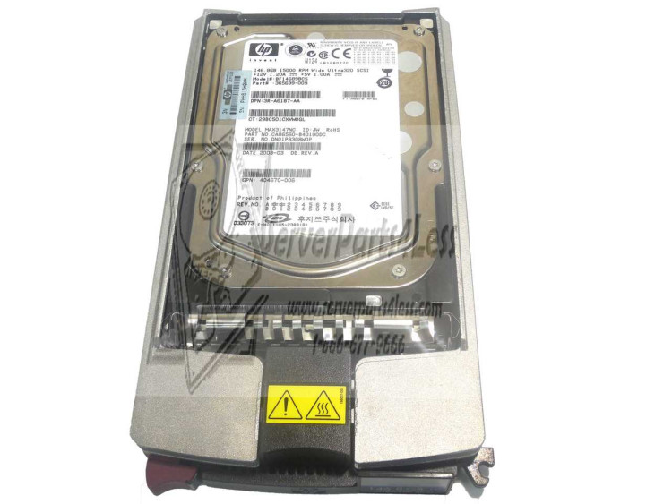 HP 146GB ULTRA320 15K HARD DRIVE NEW BULK 3R-A6187-AA HP 146GB ULTRA320 15K HARD DRIVE NEW BULK 3R-A6187-AA