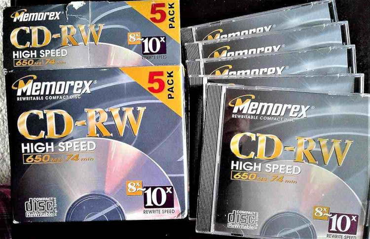 CDRW, 650M, I, SFX, 8X, KME, HCT