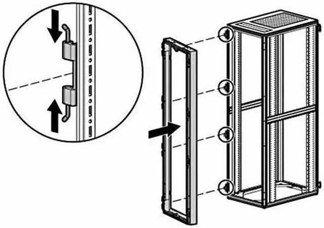HP 42U Rack Rear Extension ALL See each Spec