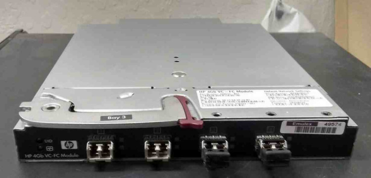 CLEAN PULLS 410152-001 HP 4GB virtual connect Fiber Channel (FC) module for c-Class BladeSystem