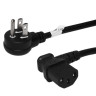 IEC to IEC Right Angled PDU Cable 15A