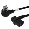 IEC to IEC Right Angled PDU Cable 15A