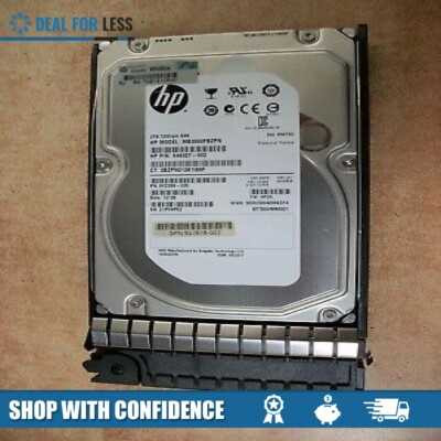 HP 2TB 7200 RPM 6G SAS 3.5" DUAL PORT MDL HARD DRIVE 507618-004