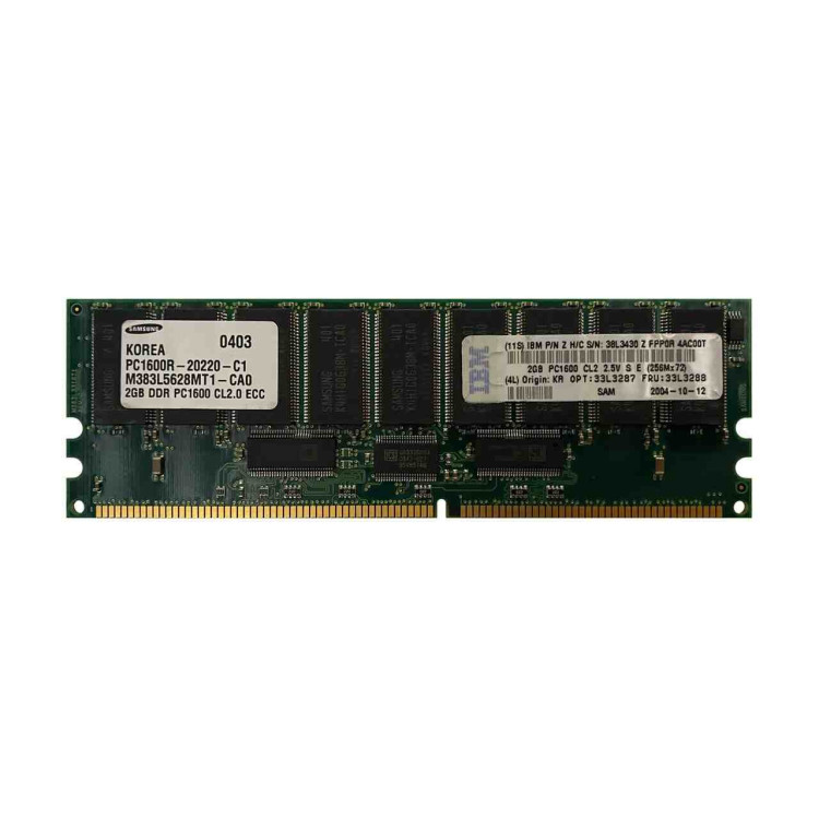 33L3287 IBM 2GB (1X2GB) PC1600 MEMORY MODULE