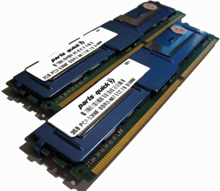 4GB 667MHZ DDR2 PC5300 REG ECC SDRAM