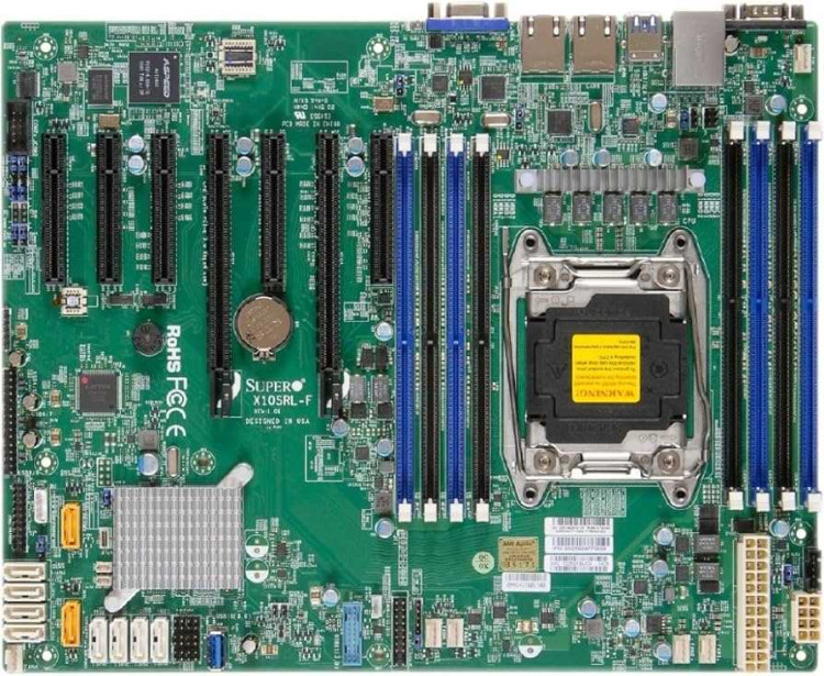 Материнская Плата SuperMicro MBD-X10SRL-F-O Soc-2011 iC612 ATX 8xDDR4 10xSATA3 SATA RAID i210 2хGgbEth Ret