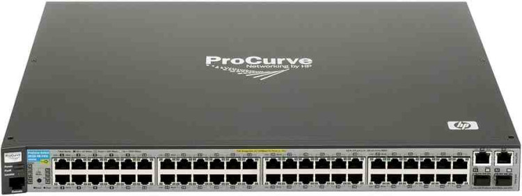 HPCompaq Procurve Switch 2610-48  PWR 48 Port 10Base-T/100Base-TX 4 GBIC Ports