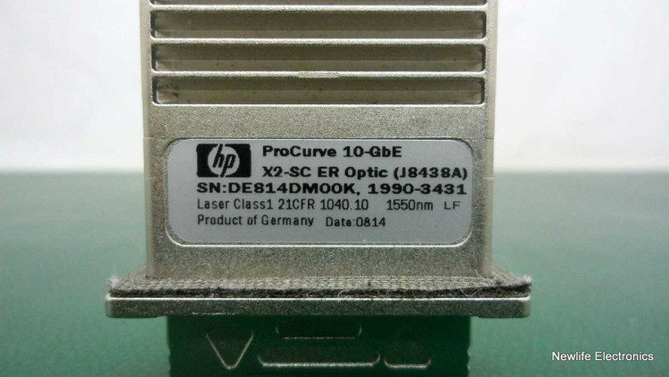 HP PROCURVE 10GBE X2-SC ER OPTIC TRANSCEIVER 1550nm NEW BULK J8438A HP PROCURVE 10GBE X2-SC ER OPTIC TRANSCEIVER 1550nm NEW BULK J8438A