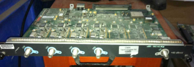 UBR7200 MODEM CARD, 1 DOWNSTREAM, 4 UPSTREAM, OPTION