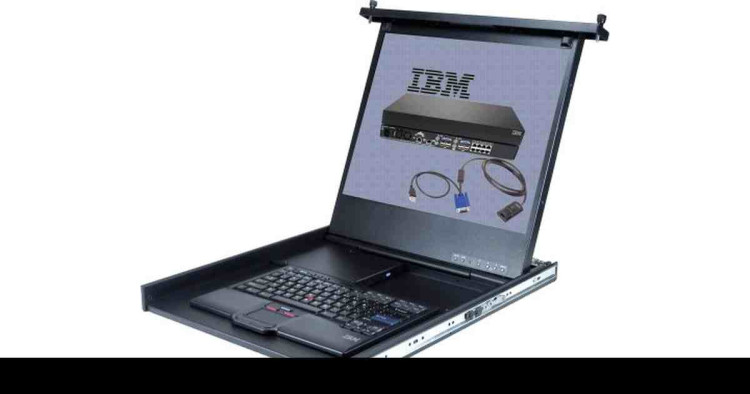 IBM Rack monitor compartment