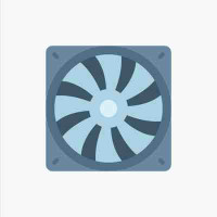 DELL PV 650F REAR FAN ASSEMBLY