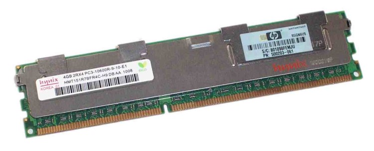 500203-061 4GB (1x4GB) 2Rx4 PC3-10600R-9 DDR3 MODULE 500203-061 4GB (1x4GB) 2Rx4 PC3-10600R-9 DDR3 MODULE