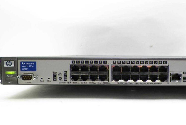 HP PROCURVE SWITCH 2626-24 PORTS 10/100 Mbps NEW BULK J8164A HP PROCURVE SWITCH 2626-24 PORTS 10/100 Mbps NEW BULK J8164A