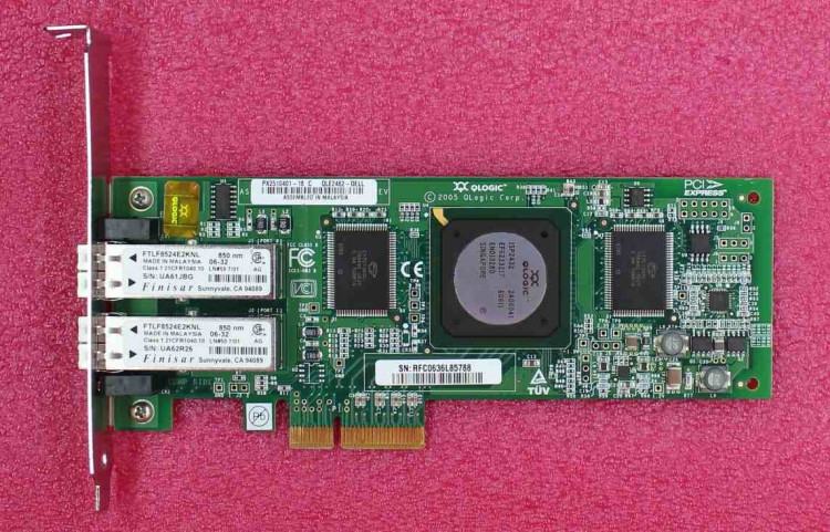 DF976 DELL 4GB Dual Ports Fibre PCI-E DF976 DELL 4GB Dual Ports Fibre PCI-E