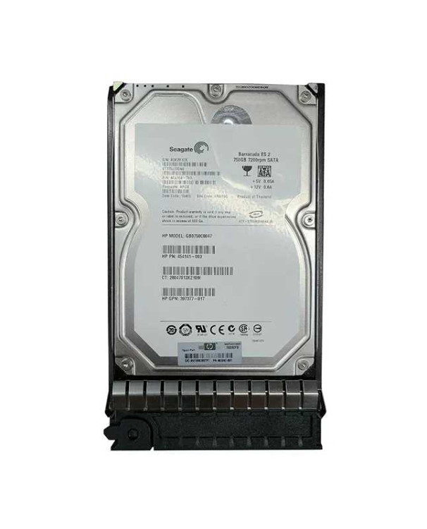 HP 750GB SATA 7200RPM HOT PLUG 3.5 INCH HARD DRIVE  397377-017