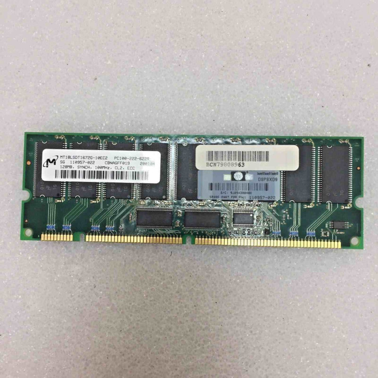 MT18LSDT1672G-10EC2 MICRON 128MB 100MHZ CL2 ECC REG MEMORY MODULE