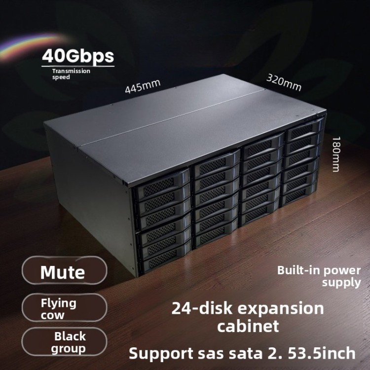 Корзина расширения хранилища 4U 24-отсека 12Gbps JBOD M424 Корзина расширения хранилища 4U 24-отсека 12Gbps JBOD M424