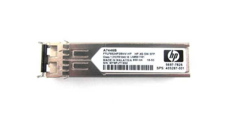 HP 4GB SW SINGLE PACK SFP TRANSCEIVER NEW BULK A7446B