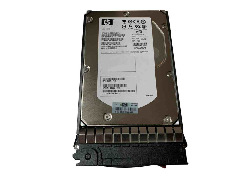 400GB 10K FC EVA M6412 ENC HDD