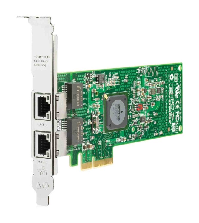 458491-001 HP NC382T Dual Port Gigabit Server Adapter PCI-E 458491-001 HP NC382T Dual Port Gigabit Server Adapter PCI-E