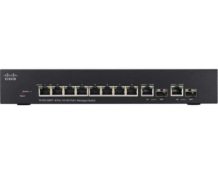 8-PORT AUTOSENSING 10/100 MANAGED SWITCH
