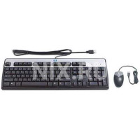Клавиатура HP USB BFR-PVC RU Keyboard/Mouse Kit (638214-B21)