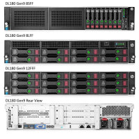 Сервер HP ProLiant DL180 Gen9 2xE5-2630v3 2x16Gb SFF P840ar 4GB 1G 2P 2x900W (778457-B21)