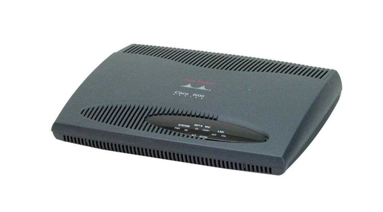 CISCO 1601 ETHERNET/SERIAL MODULAR ROUTER, AC POWER