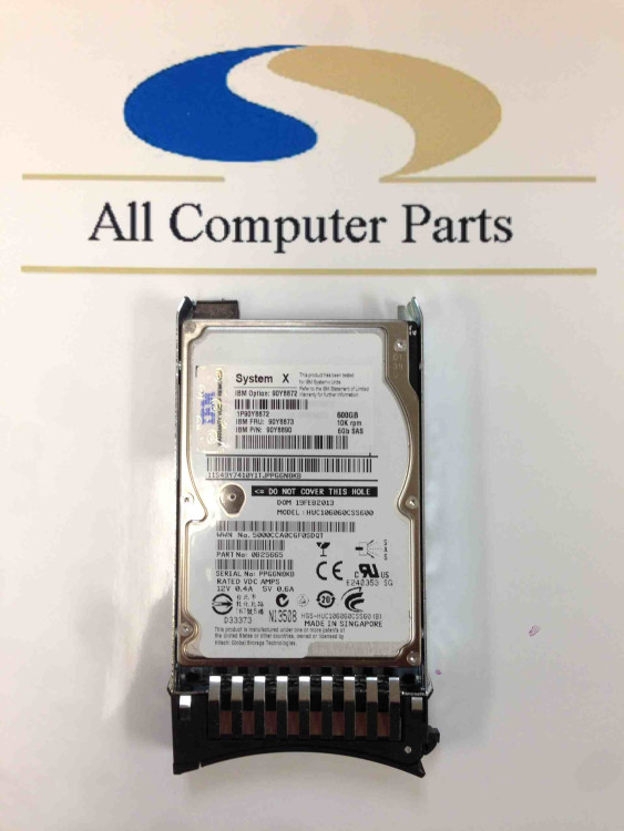 IBM 500GB 7200 6Gbps NL SAS 2.5" SFF Slim-HS HDD IBM 500GB 7200 6Gbps NL SAS 2.5" SFF Slim-HS HDD