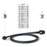 Кабель Mini SAS SFF-8643 на SFF-8087 12Gbps 0.5-1M