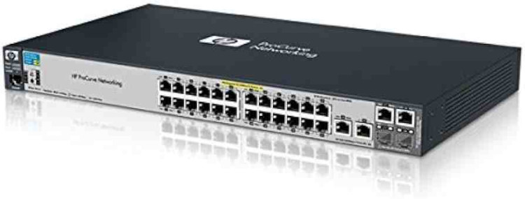 HP Compaq ProCurve 2520-24 PoE Switch 24 RJ-45 auto-sensing 10/100 PoE ports