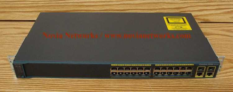Cisco Catalyst 2960 24 10/100 PoE + 2 T/SFP LAN Base Image
