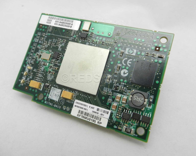 HP EMULEX BASED DUAL PORT FC MEZZANINE HBA BL20 G3 399853-001 HP EMULEX BASED DUAL PORT FC MEZZANINE HBA BL20 G3 399853-001