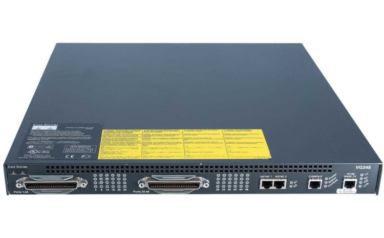 CISCO 48 PORT VOIP ANALOG PHONE GATEWAY
