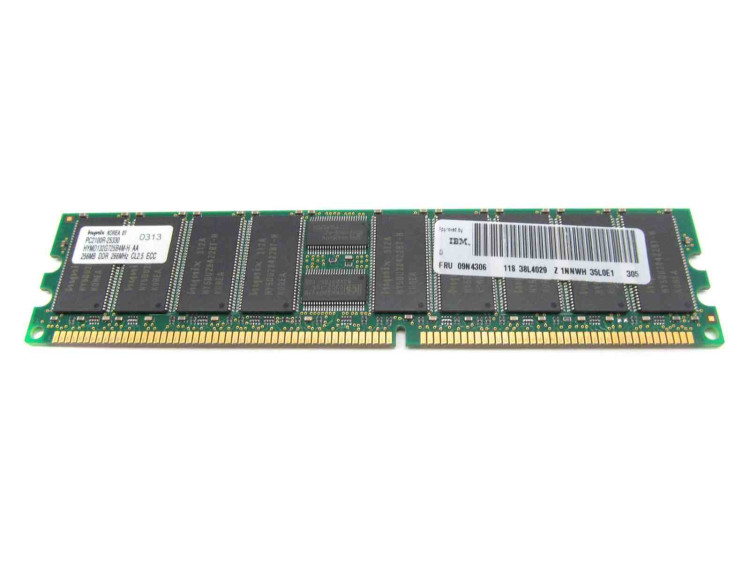 38L4029 IBM 256MB DDR PC2100R 266 CL2.5 ECC MEMORY MODULE 38L4029 IBM 256MB DDR PC2100R 266 CL2.5 ECC MEMORY MODULE