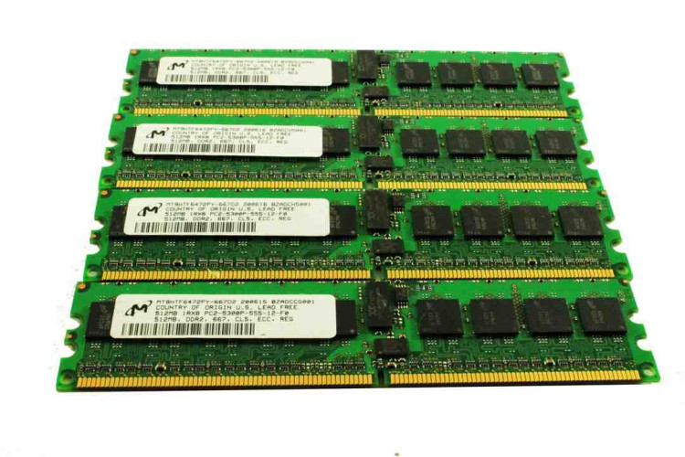 512MB DDR2-667 ECC FBD RAM