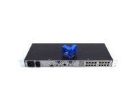 COMPLETE W/ RAILS 396631-001 HP 0x2x16 KVM Console Switch
