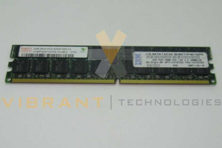 IBM 2GB (1 X 2GB) PC2-5300 667Mhz 240 PIN ECC MEMORY 41Y2764