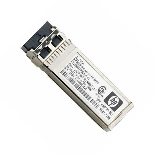 HP 8GB SW SINGLE PACK SFP + FC TRANSCEIVER NEW BULK AJ718-63001