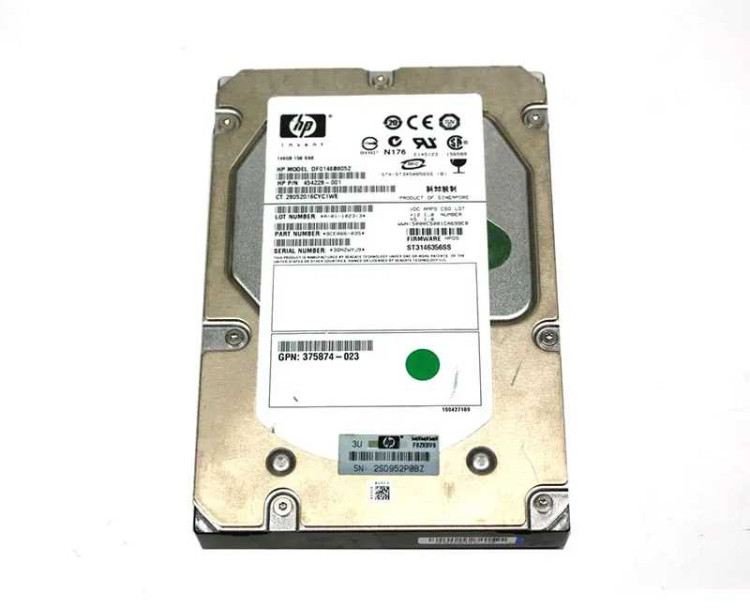 HP 146GB 3G 15K SAS 3.5 SFF DUAL PORT HARD DRIVE NEW BULK 375874-023