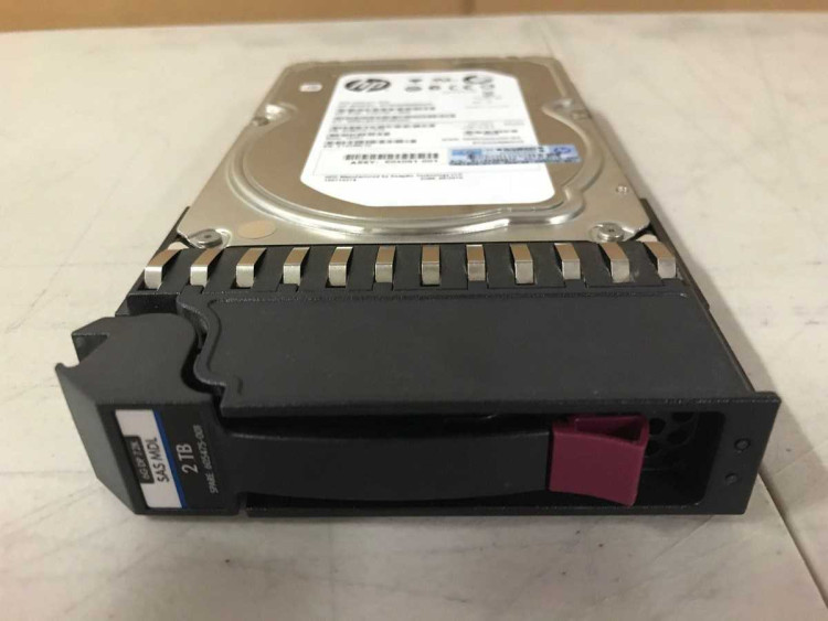 HP P2000 2TB 7200RPM 6G SAS 3.5" DUAL PORT MDL HARD DRIVE 658427-002