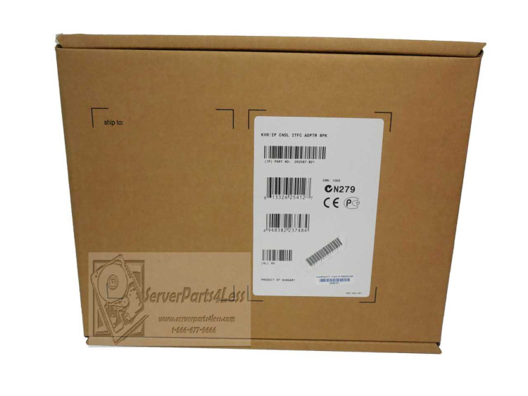 Адаптер HP Rack Option - IP/KVM (CAT5 based) Console Interface adapter (8 pack) (262587-B21)