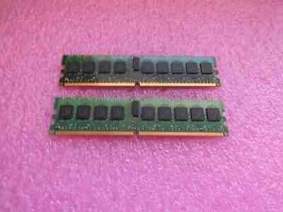 2x1GB PC2-4200 CL4 ECC DDR2 RDIMM 2x1GB PC2-4200 CL4 ECC DDR2 RDIMM