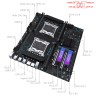 Материнская плата MACHINIST X99 MD8 двухсокетная LGA2011-3 DDR4 C612