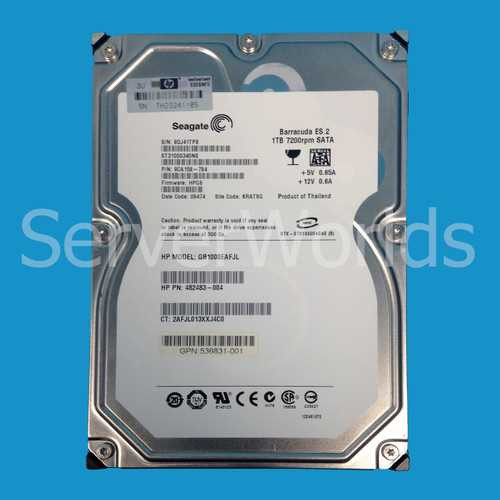 HP 1TB  7.2K 3.5" SATA MDL HARD DRIVE NEW BULK 9CA158-784
